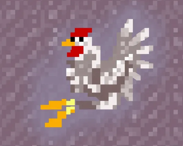 Se encontró una imagen de textura de pollo de Minecraft PNG