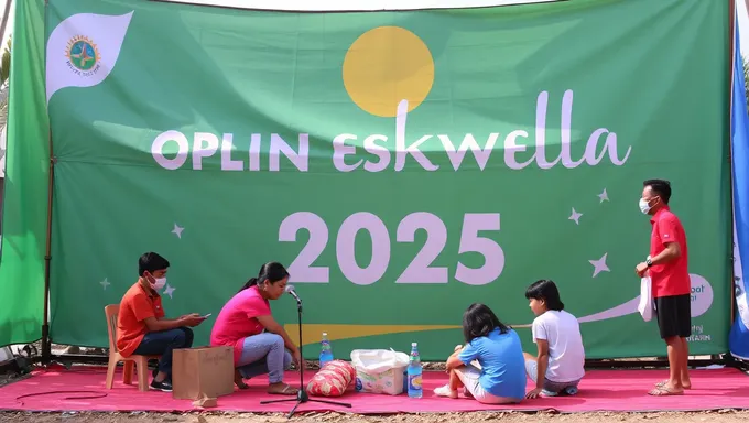 Se establece el horario de distribución de toldos de Oplan Balik Eskwela 2025