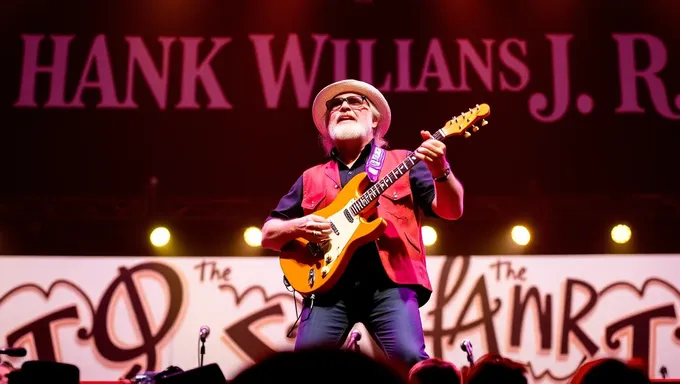 Se filtró la lista de temas para el tour de Hank Williams Jr en 2025