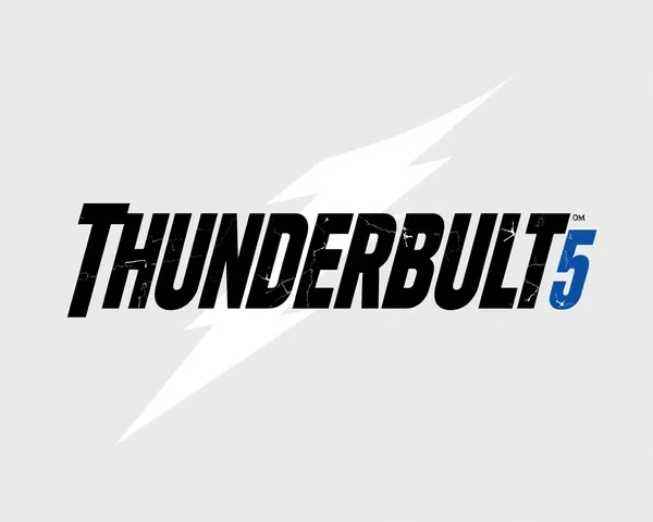 Se ha recuperado con éxito el archivo PNG del logotipo Thunderbolt 5