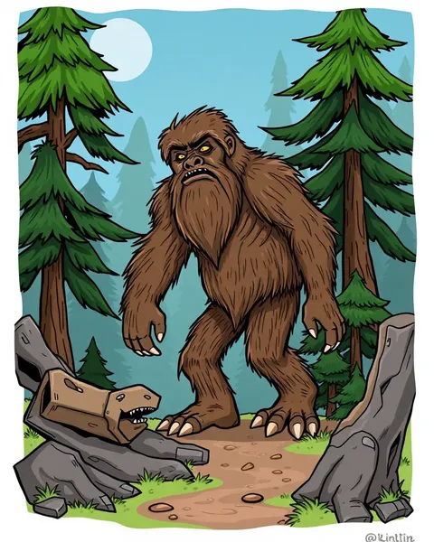 Se han Encontrado Imágenes de Bigfoot de Cartones en Línea