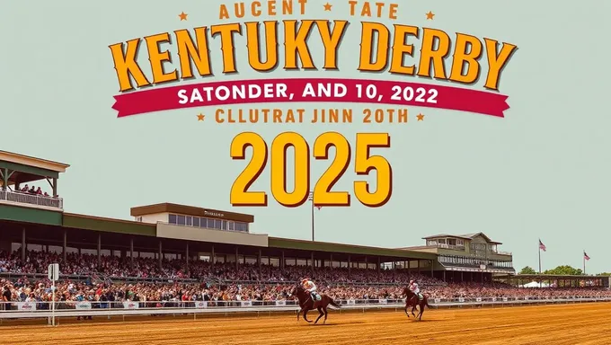 Se han revelado las fechas del Derby de Kentucky 2025 para la carrera de caballos