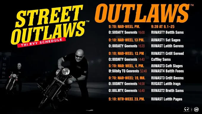 Se han revelado los detalles del calendario de televisión de Street Outlaws 2025