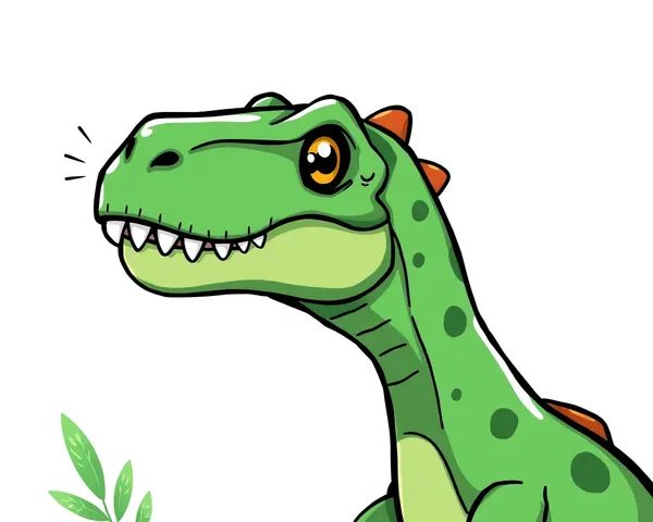 Se necesita archivo de archivo PNG de cabeza de dinosaurio de dibujo animado