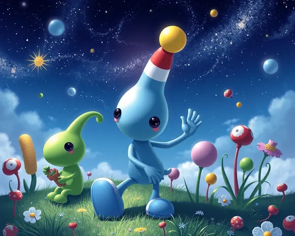 Se necesita comprensión de archivo de imagen PNG de Pikmin