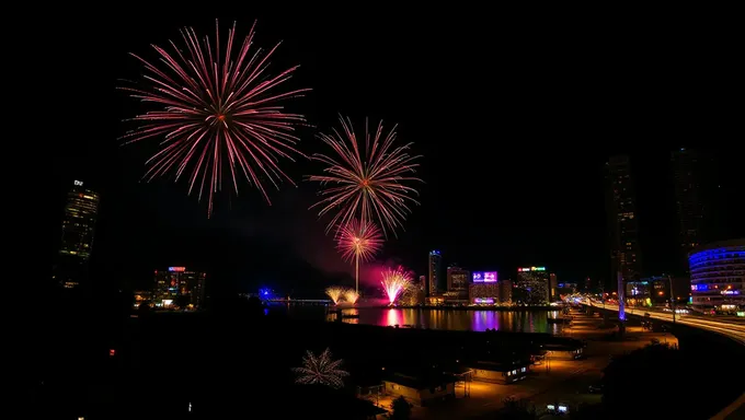 Se programó el espectáculo de fuegos artificiales de Findlay 2025