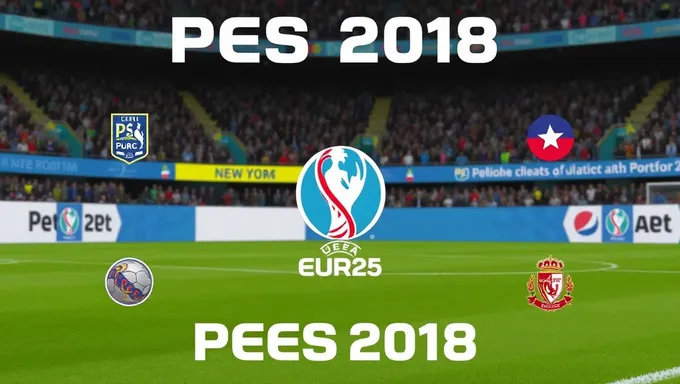 Se publica actualización de Pes 2018 Euro 2025