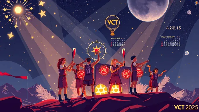 Se publica calendario de VCT 2025 para fans globales