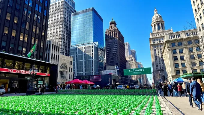 Se publica calendario de eventos del Día de San Patricio de Chicago 2025