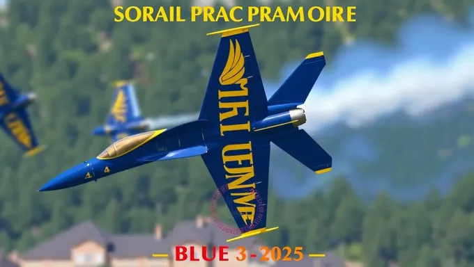 Se publica el horario de práctica de Blue Angel para 2025