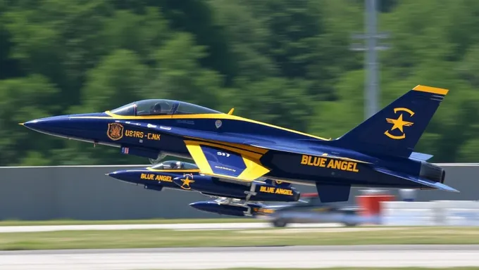 Se publica horario de práctica de Blue Angel 2025 en línea