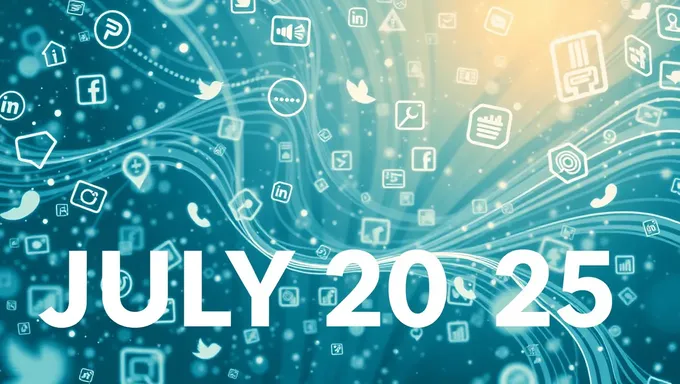 Se publican actualizaciones de redes sociales en julio de 2025