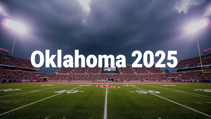 Se publicó el calendario de fútbol de Oklahoma 2025