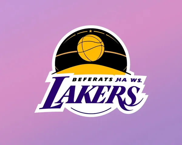 Se requiere edición de imagen PNG del logotipo de Lakers