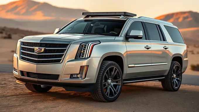 Se revelan especificaciones del tamaño del tanque del Cadillac Escalade ESV 2025