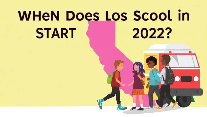 Se reveló la hora de inicio escolar de California para 2025