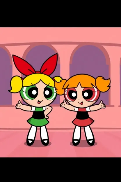 Serie animada de Powerpuff Girls de 1998 en GIF