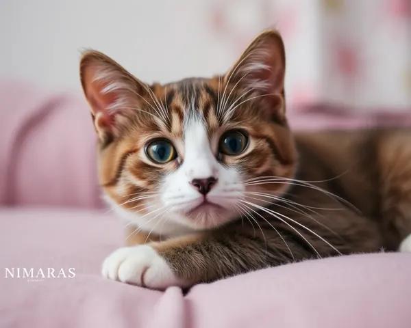 Sesión de fotos de gatos para campaña publicitaria