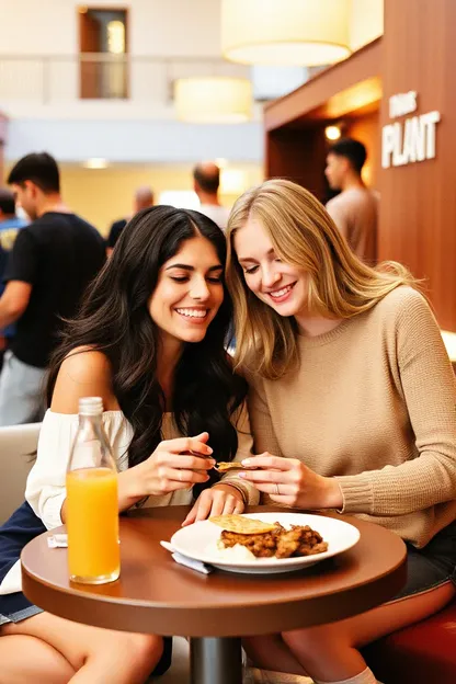 Sexo entre Dos Chicas en el Almuerzo