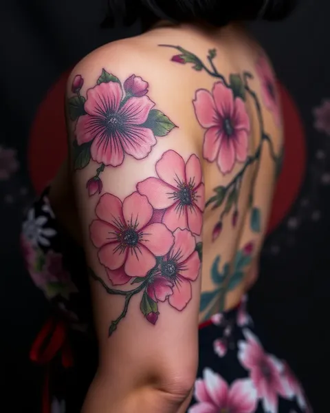 Significado Cultural de Tatuaje Sakura en Japón