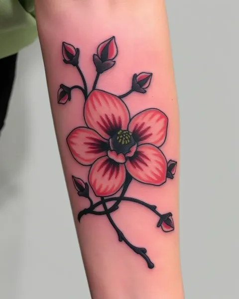 Significado cultural de los diseños y significados de tatuajes de flor de cerezo