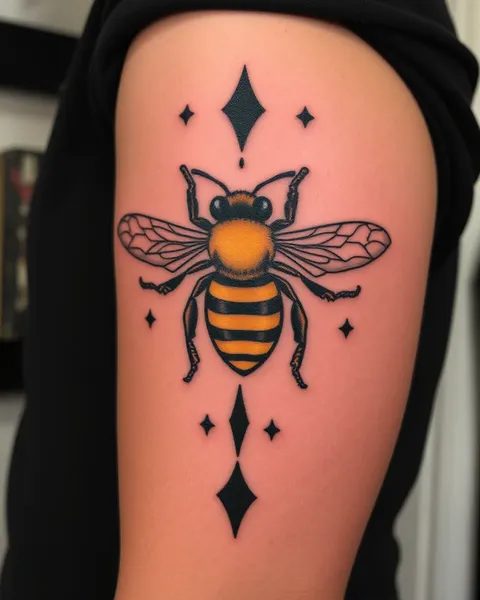 Significado de Tatuaje de Abeja: Simbolizando la Transformación y el Crecimiento