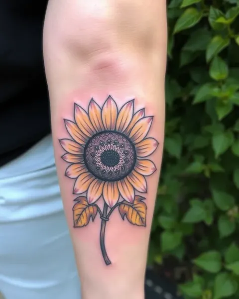 Significado de Tatuaje de Girasol: Un Símbolo de Calor y Felicidad