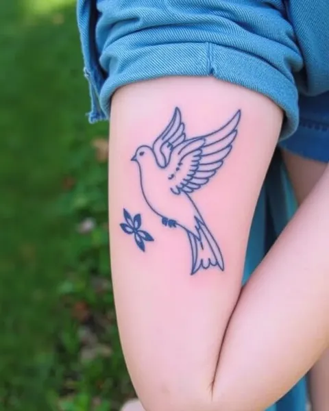 Significado de Tatuaje de Paloma: Simbolizando Paz y Armonía