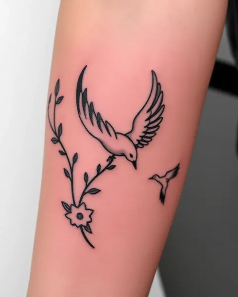 Significado de Tatuaje de Palomas: Una Representación de Vida Eterna