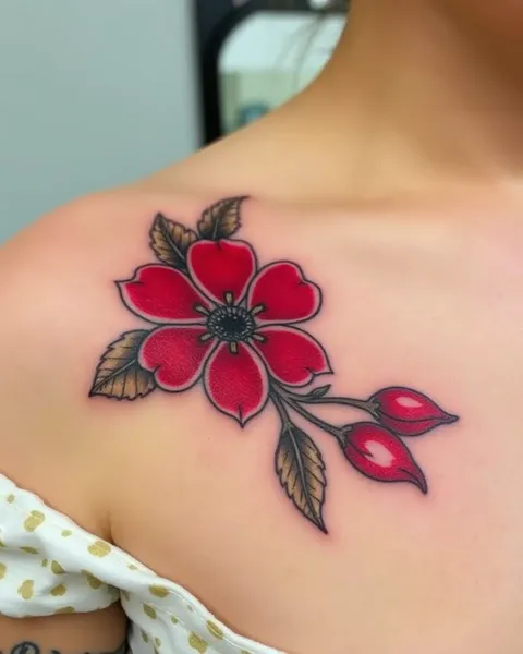 Significado de la flor de cereza en tatuajes explicado en términos simples