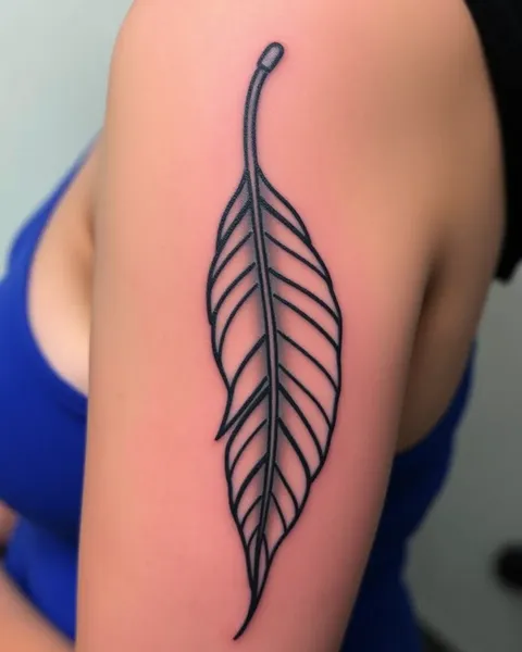 Significado de los tatuajes de pluma en representar la libertad y el vuelo