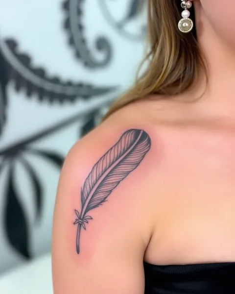 Significado de tatuaje de pluma en la sociedad moderna