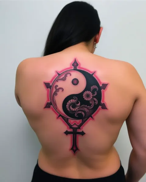 Significado de tatuaje yin y yang: símbolo de equilibrio de opuestos