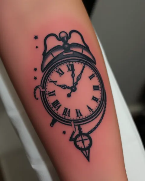 Significado del Tatuaje de Reloj Quebrado