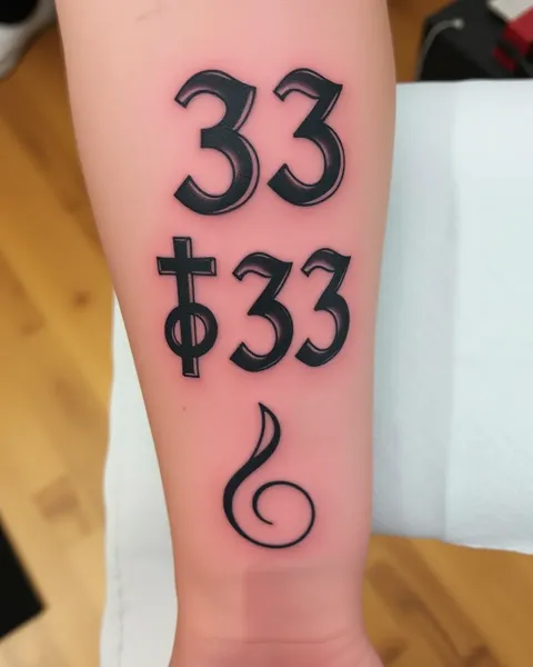 Significado del tatuaje 333: una conexión con el reino espiritual