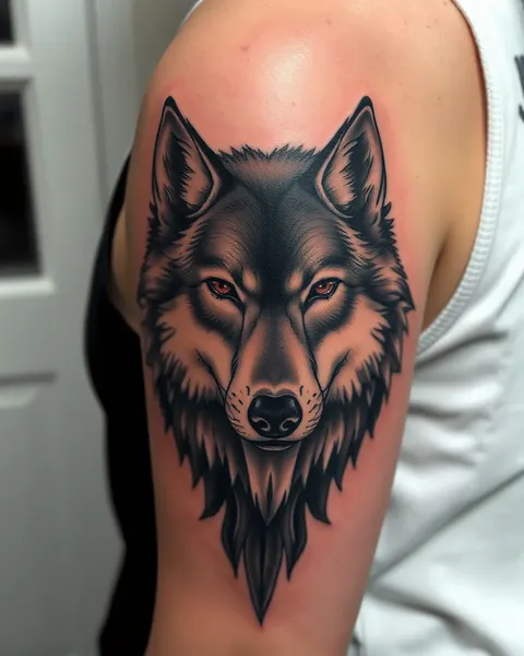 Significado del tatuaje de lobo: Poder, ferocidad e intimidación