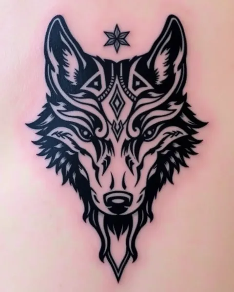 Significado del tatuaje de lobo: asociado con inteligencia y astucia