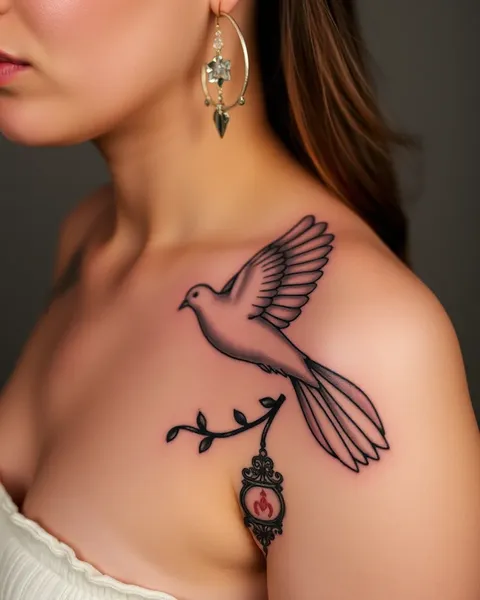 Significado del tatuaje de paloma: una representación del amor y la fe