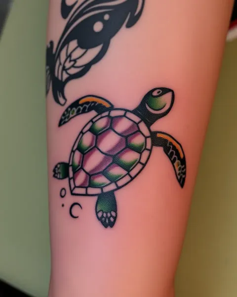 Significado del tatuaje de tortuga: progreso lento y éxito