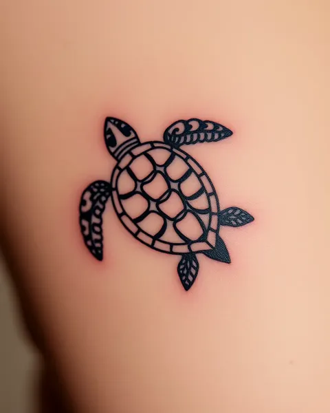 Significado del tatuaje de tortuga: sabiduría, protección y larga vida