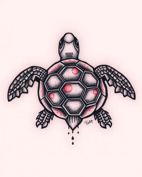 Significado del tatuaje de tortuga: símbolo de fuerza y valor