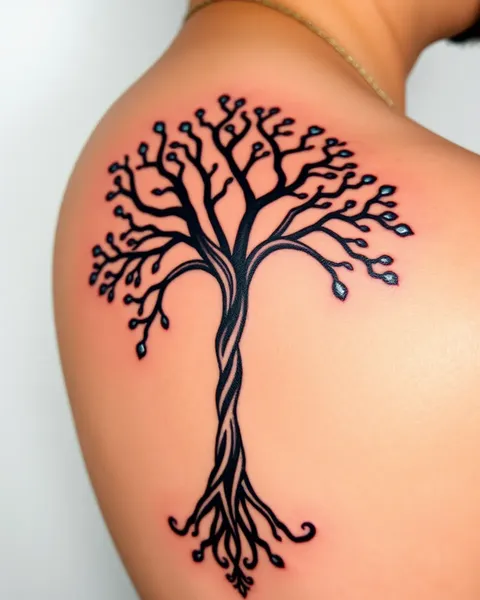 Significado del tatuaje del Árbol de la Vida: conexión con la naturaleza y espiritualidad