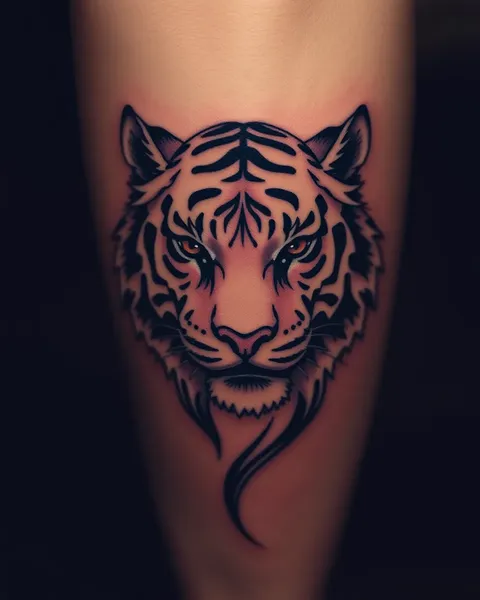 Significado del tatuaje: explicación del diseño de tigre