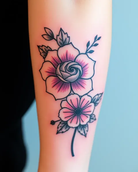 Significado detrás de los Diseños de Tatuajes de Flor Explícitos