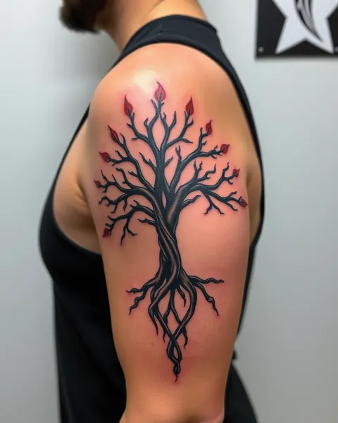 Significado simbólico de la tatuaje del Árbol de la Vida