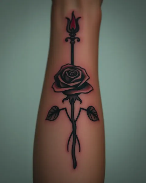 Significado y Significado del Tatuaje de Símbolo de Rosa