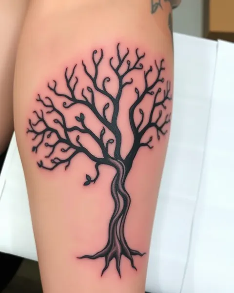 Significado y Simbolismo del Tatuaje de Árbol Familiar