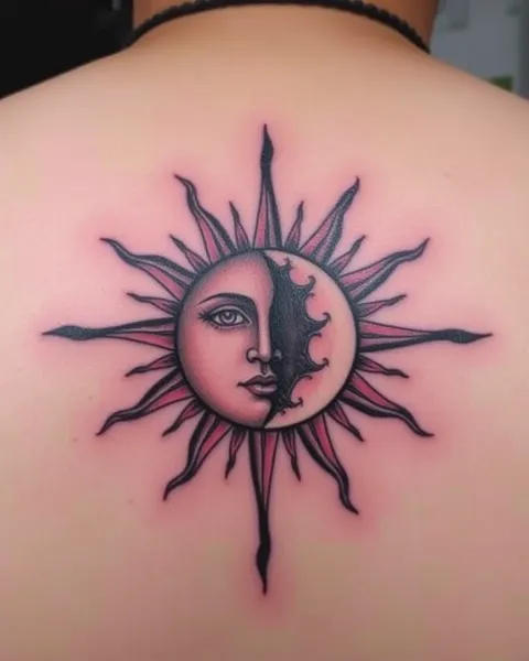 Significado y significación cultural del tatuaje del sol y la luna