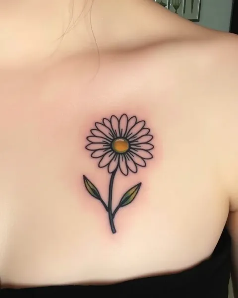 Significado y significado de tatuaje de Daisy