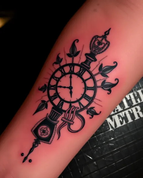 Significado y significado espiritual del tatuaje de reloj roto